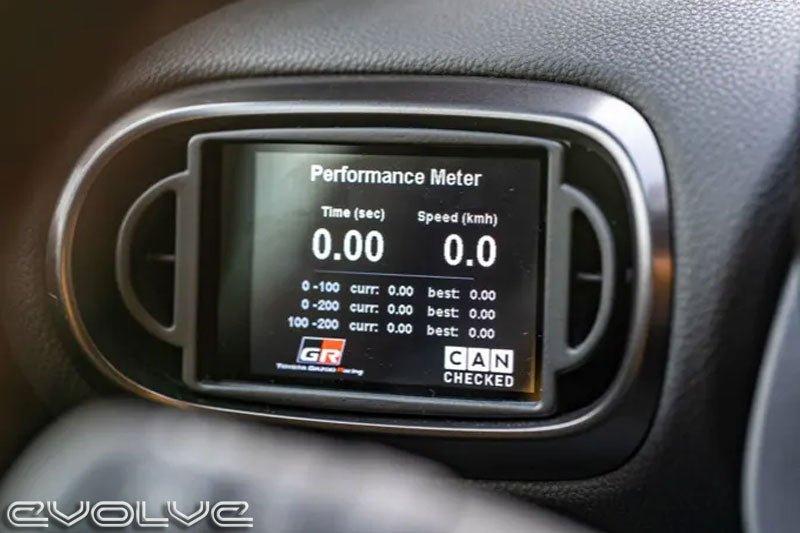 CANCHECKED data display - Toyota GR Yaris