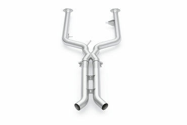 Eisenmann Non - Resonated Center Pipe with X - Pipe Center Pipe - BMW G87 M2 - Evolve Automotive