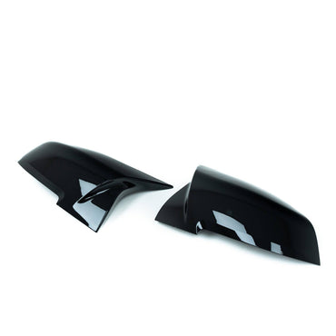 Gloss Black M Style Wing Mirror Covers for BMW (2012 - 2019, F20 F21 F22 F30 F32 F87) - Evolve Automotive