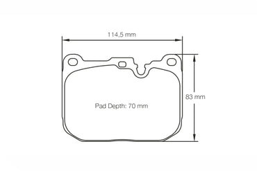 Pagid RSL29 Front Brake Pads - BMW F87 M2 | F80 M3 | F82 M4 - Evolve Automotive