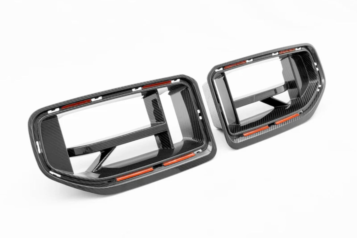 TRE Pre - Preg Carbon Fibre CS Front Grilles - BMW G87 M2 - Evolve Automotive