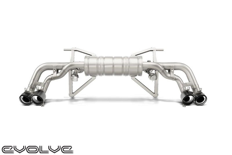 Akrapovic Slip On Line (Titanium) - Lamborghini Huracan LP 580-2 | 610-4 Coupe | Spyder - Evolve Automotive