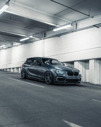 BMW 1 Series F20 F21 & 2 Series F22 EVO - 1 Gloss Black Side Skirts by ZAERO (2011 - 2019) - Evolve Automotive