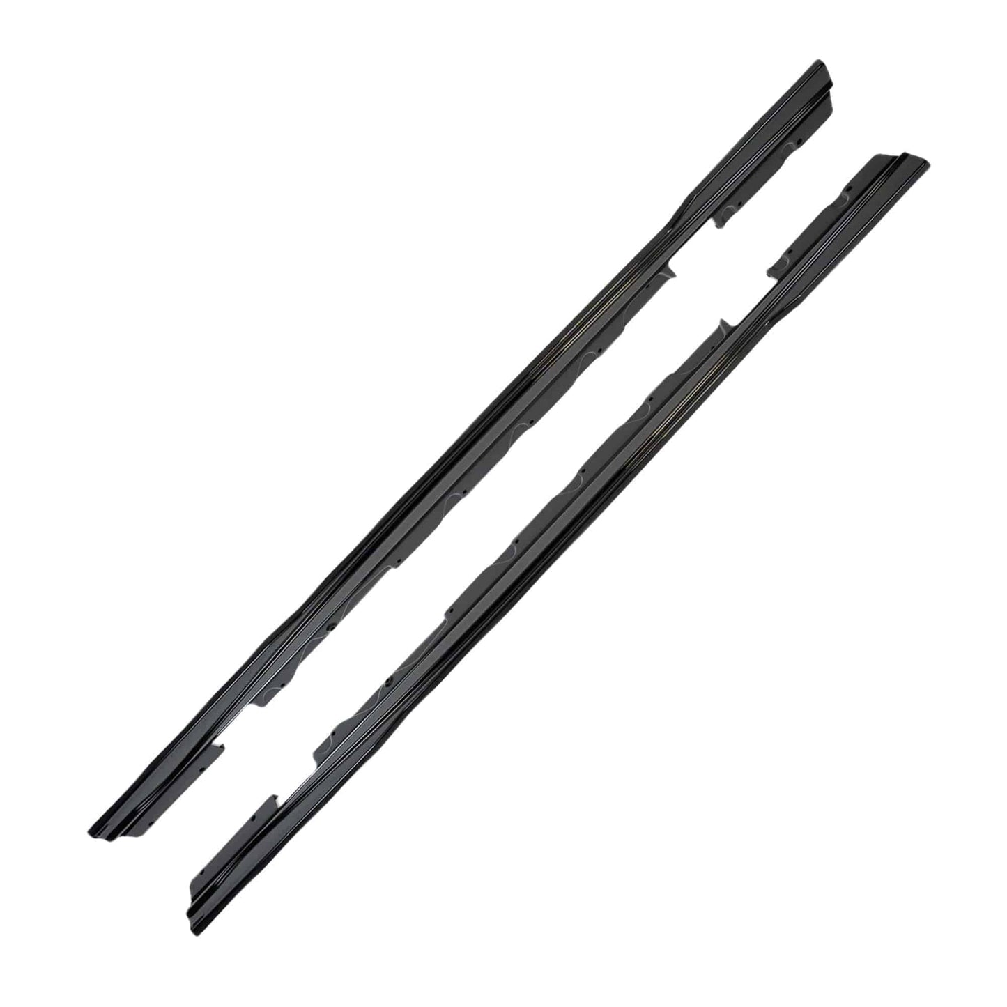 BMW 1 Series F20 F21 & 2 Series F22 EVO - 1 Gloss Black Side Skirts by ZAERO (2011 - 2019) - Evolve Automotive