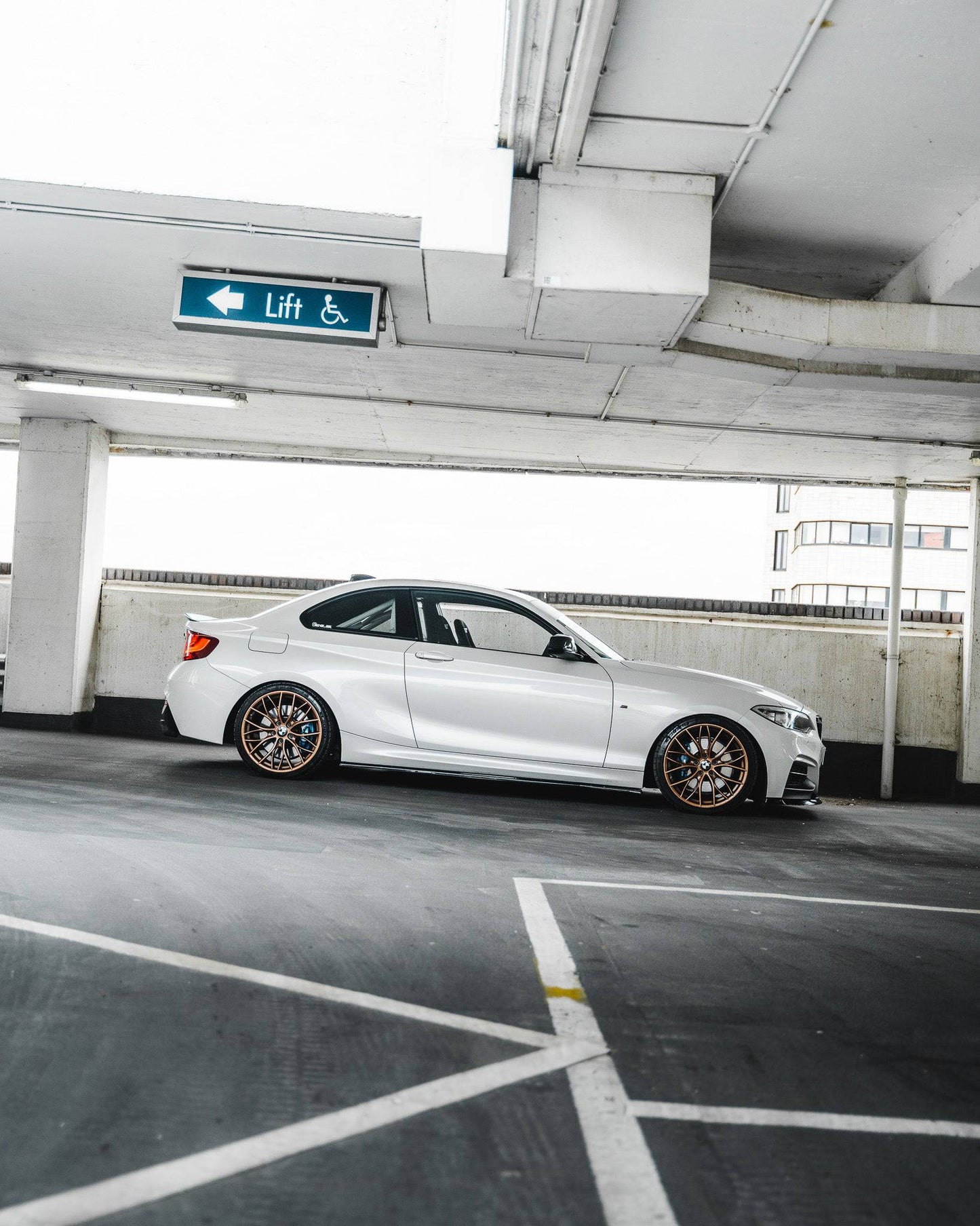 BMW 1 Series F20 F21 & 2 Series F22 EVO - 1 Gloss Black Side Skirts by ZAERO (2011 - 2019) - Evolve Automotive