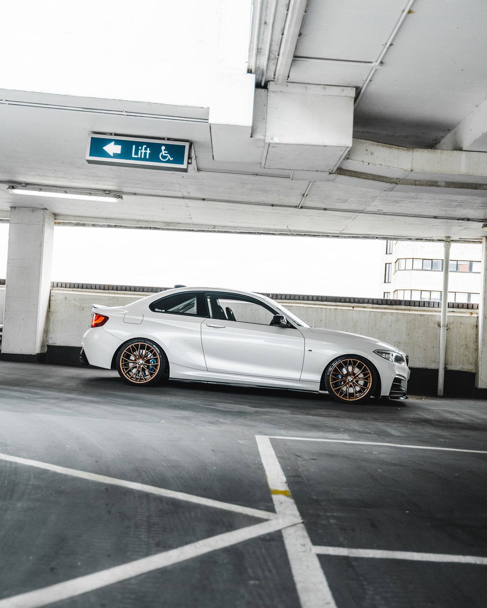 BMW 1 Series F20 F21 & 2 Series F22 EVO - 1 Gloss Black Side Skirts by ZAERO (2011 - 2019) - Evolve Automotive