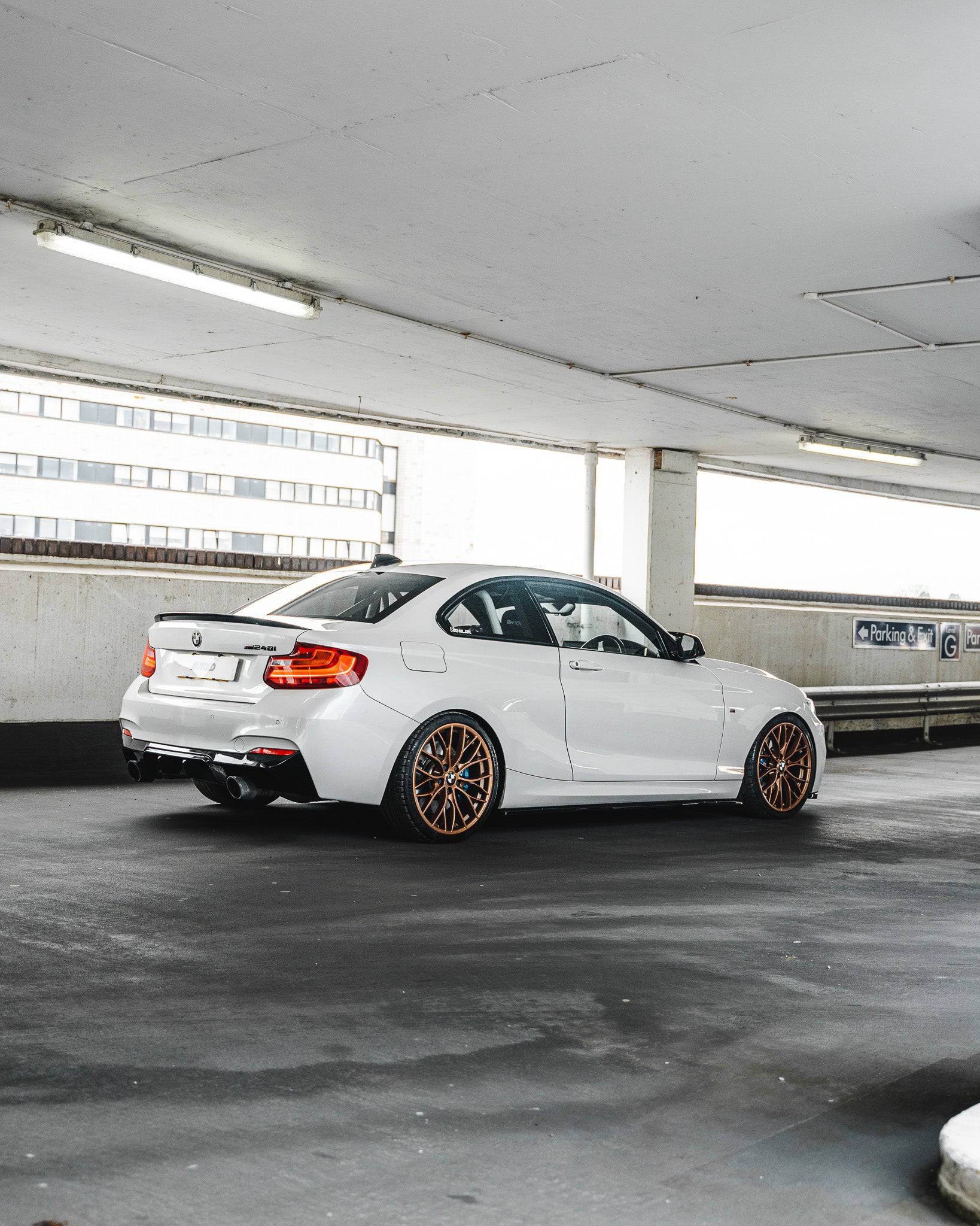 BMW 1 Series F20 F21 & 2 Series F22 EVO - 1 Gloss Black Side Skirts by ZAERO (2011 - 2019) - Evolve Automotive