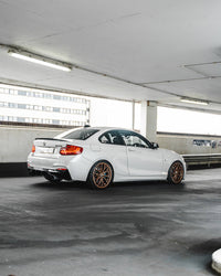 BMW 1 Series F20 F21 & 2 Series F22 EVO - 1 Gloss Black Side Skirts by ZAERO (2011 - 2019) - Evolve Automotive