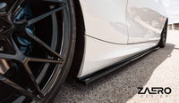BMW 1 Series F20 F21 & 2 Series F22 EVO - 1 Gloss Black Side Skirts by ZAERO (2011 - 2019) - Evolve Automotive