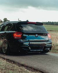 BMW 1 Series & M135i F20 F21 Pre - LCI EVO - 1 Gloss Black Rear Diffuser by ZAERO (2011 - 2015) - Evolve Automotive