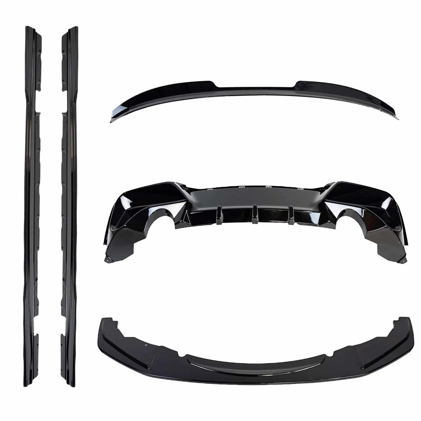 BMW 1 Series & M135i F20 F21 Pre - LCI Gloss Black Body Kit by ZAERO (2011 - 2015) - Evolve Automotive