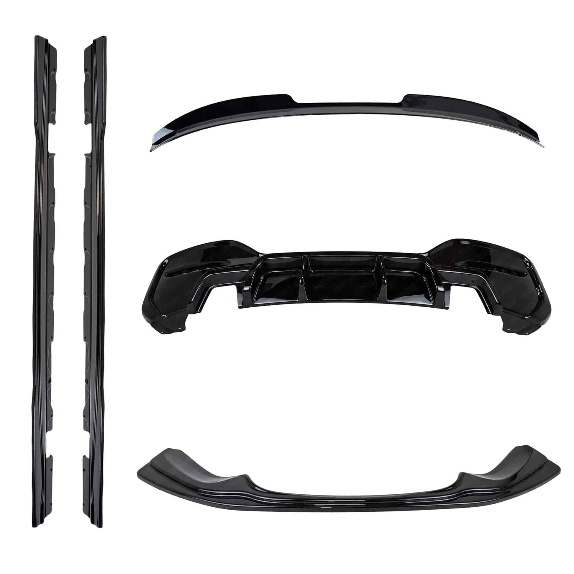 BMW 1 Series M135i & M140i F20 F21 LCI Gloss Black Body Kit by ZAERO (2015 - 2019) - Evolve Automotive