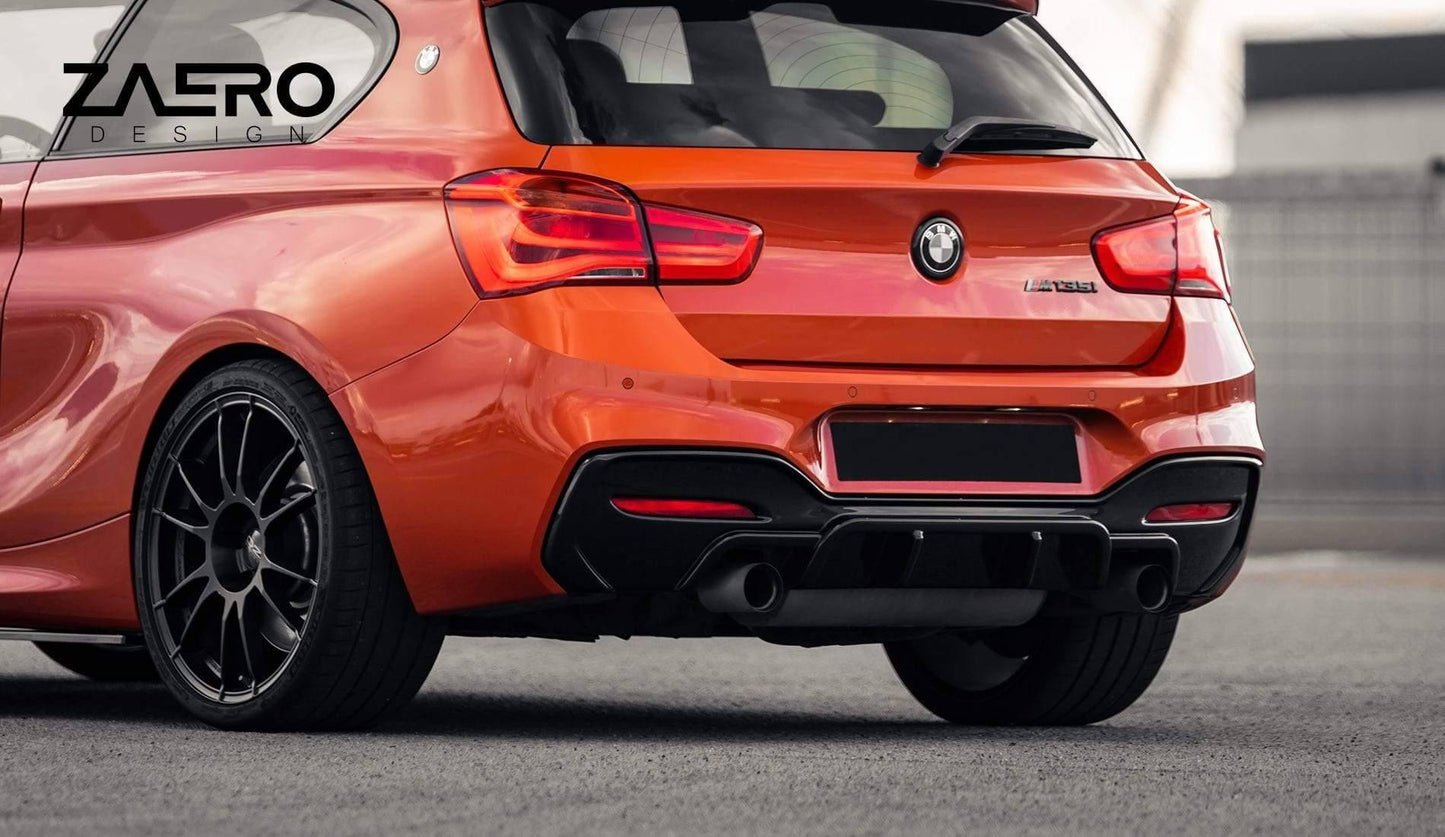 BMW 1 Series M135i & M140i F20 F21 LCI Gloss Black Body Kit by ZAERO (2015 - 2019) - Evolve Automotive