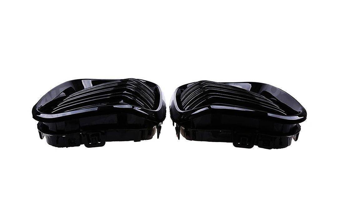 BMW 1 Series, M135i & M140i F20 F21 LCI Gloss Black Kidney Grilles (2015 - 2019) - Evolve Automotive