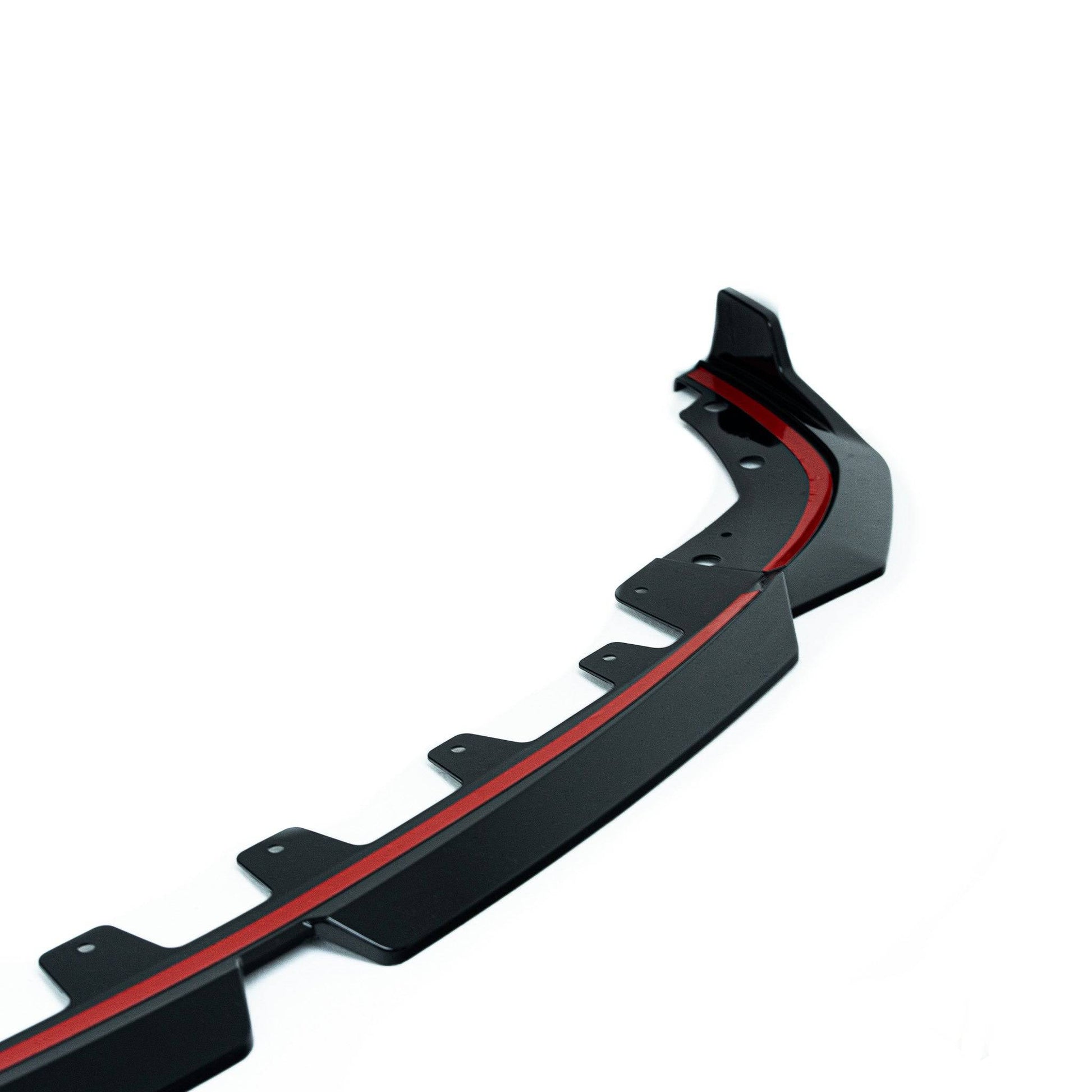 BMW 3 Series M Sport G20 G21 LCI Gloss Black Front Splitter (2022+) - Evolve Automotive