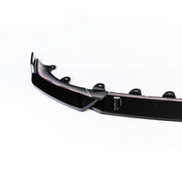 BMW iX3, X3 LCI G01 & X4 LCI G02 Gloss Black Competition Front Splitter (2021+) - Evolve Automotive