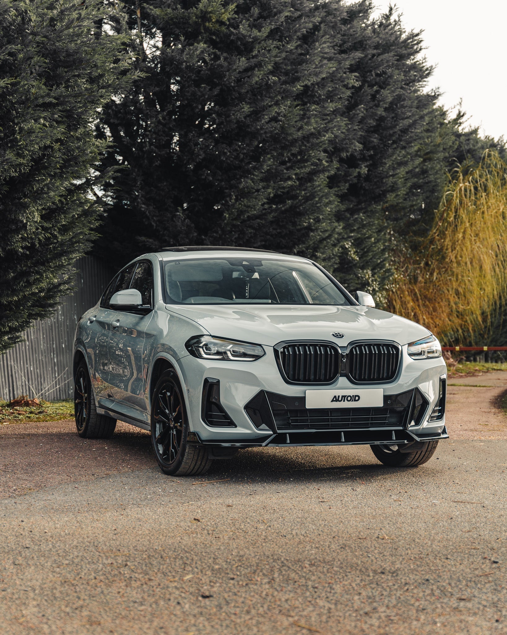 BMW iX3, X3 LCI G01 & X4 LCI G02 Gloss Black Competition Front Splitter (2021+) - Evolve Automotive