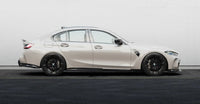 BMW M3 G80 G81 EVO - S Gloss Black Diffuser Extensions by ZAERO (2021+) - Evolve Automotive