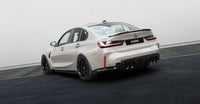 BMW M3 G80 G81 EVO - S Gloss Black Side Skirts by ZAERO (2021+) - Evolve Automotive