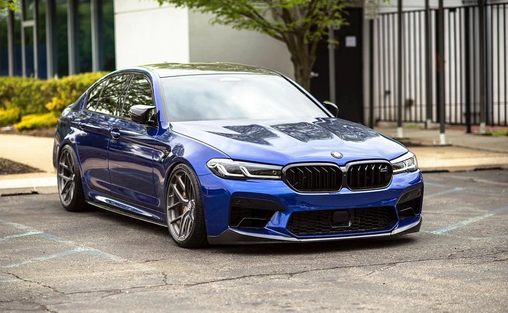 BMW M5 F90 LCI Carbon Fibre Performance Front Splitter (2020 - 2023) - Evolve Automotive