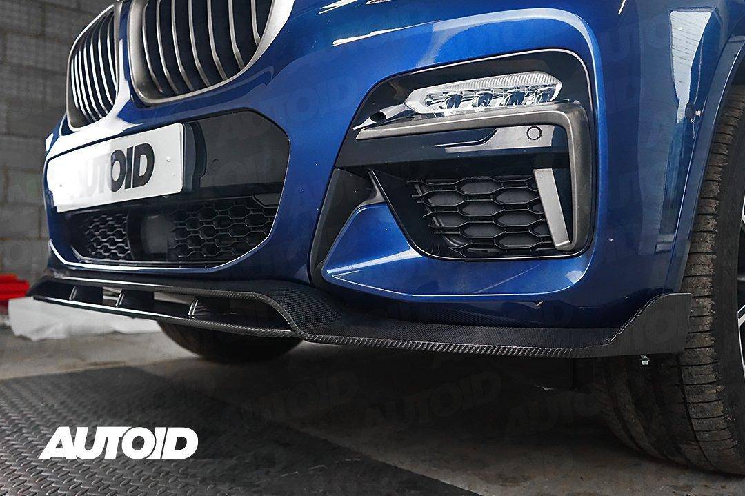 BMW X3 G01 & X4 G02 Pre - LCI Carbon Fibre Competition Front Splitter (2017 - 2021) - Evolve Automotive