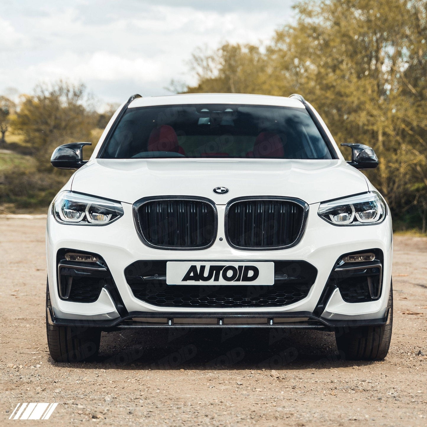BMW X3 G01 & X4 G02 Pre - LCI Carbon Fibre Competition Front Splitter (2017 - 2021) - Evolve Automotive