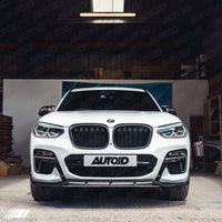 BMW X3 G01 & X4 G02 Pre - LCI Carbon Fibre Competition Front Splitter (2017 - 2021) - Evolve Automotive