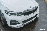 Carbon Fibre Competition Front Splitter for BMW 3 Series Pre - LCI (2018 - 2022, G20 G21) - Evolve Automotive
