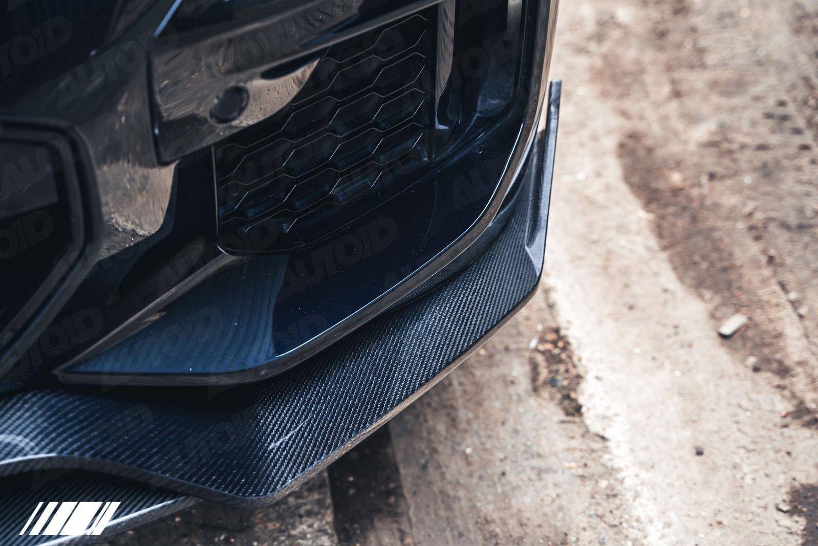 Carbon Fibre Competition Front Splitter for BMW X5 (2018+, G05) - Evolve Automotive