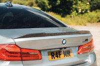 Carbon Fibre CS Rear Spoiler for BMW 5 Series & M5 (2017 - 2023, G30 F90) - Evolve Automotive
