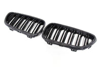 Carbon Fibre Double Slat Kidney Grilles for BMW 2 Series & M2 (2014 - 2020, F22 F87) - Evolve Automotive