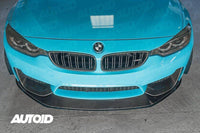 Carbon Fibre GTS Front Splitter for BMW M3 & M4 (2014 - 2019, F80 F82) - Evolve Automotive