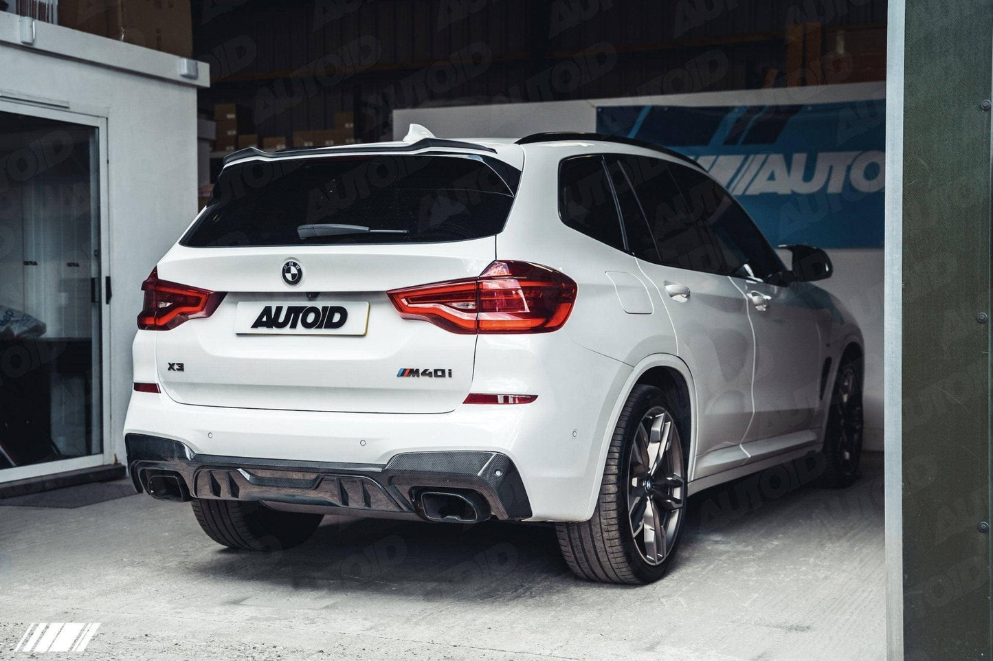 Carbon Fibre Performance Rear Diffuser for BMW X3 M40i (2018 - 2020, G01 Pre - LCI) - Evolve Automotive