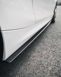 Carbon Fibre Performance Side Skirts for BMW 1 Series & 2 Series (2014 - 2020, F20 F21 F22 F23) - Evolve Automotive