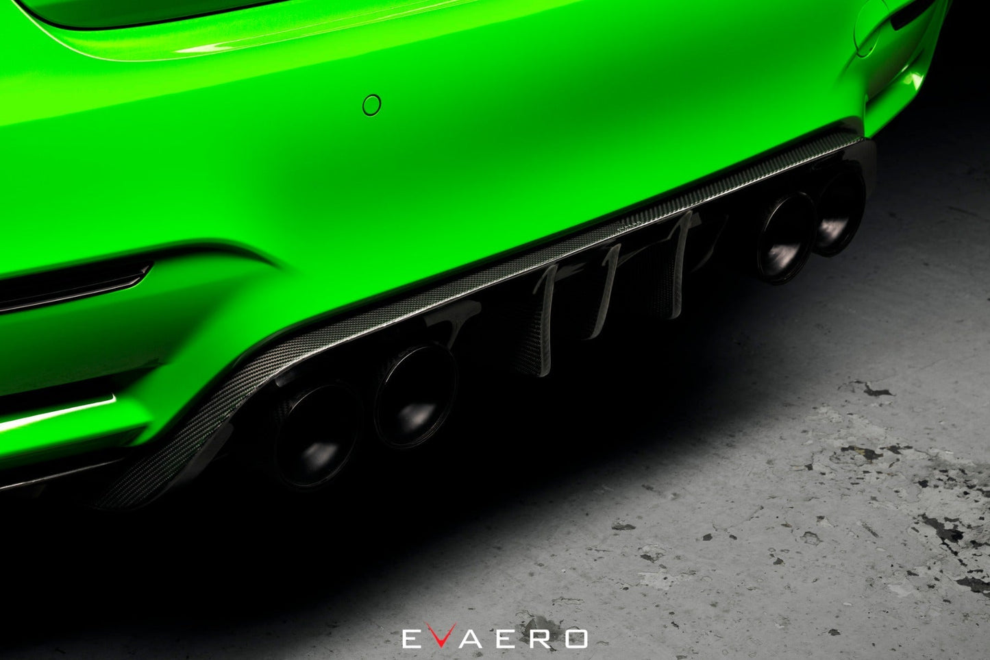 Evaero Carbon Rear Diffuser With Winglets - BMW F80 M3 | F82 | F83 M4 - Evolve Automotive