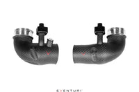 Eventuri Matte Carbon Fibre Turbo Inlets - BMW G90 | G99 M5 - Evolve Automotive