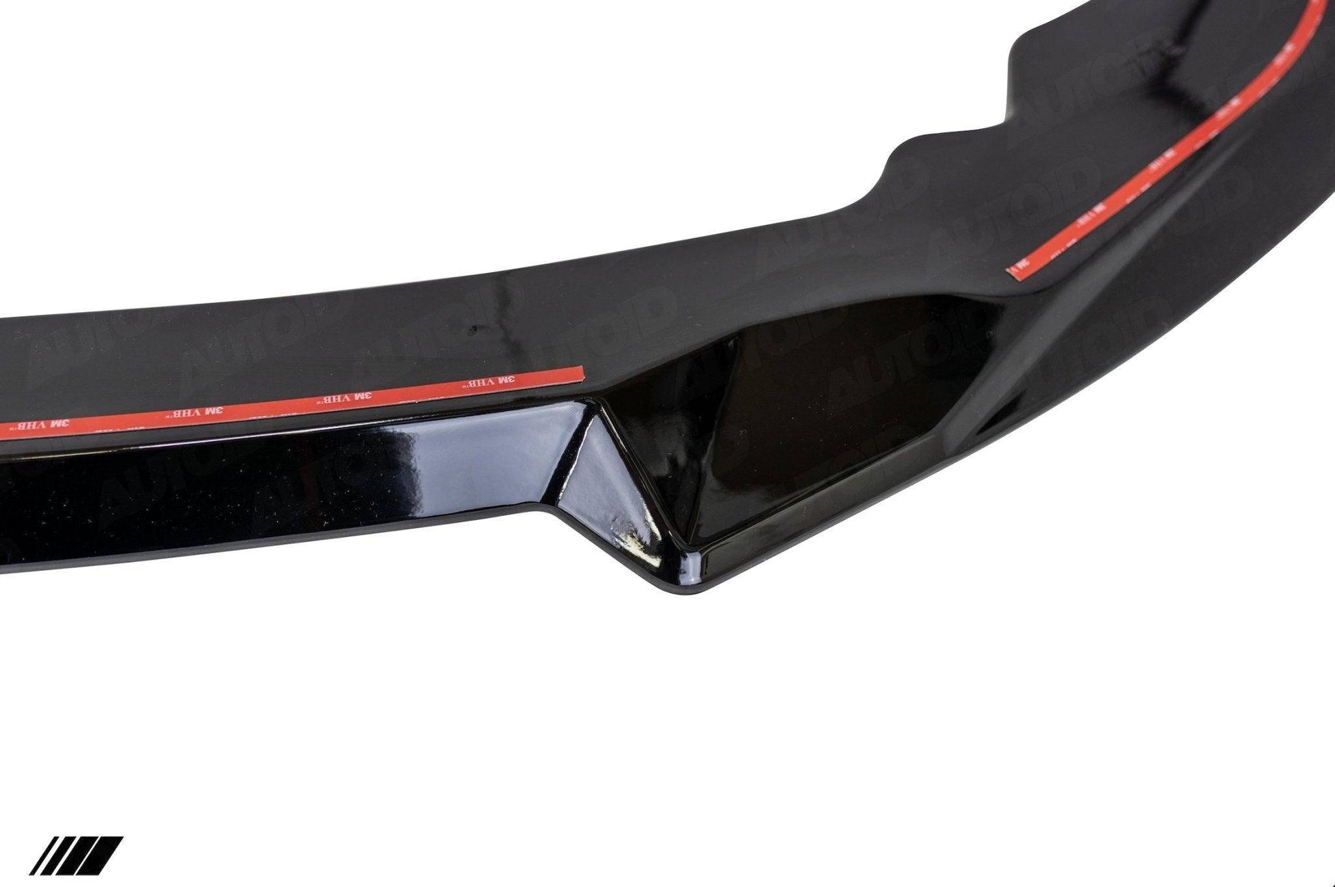 Gloss Black Competition Front Splitter for BMW 2 Series & M235i (2020 - 2024, F44) - Evolve Automotive