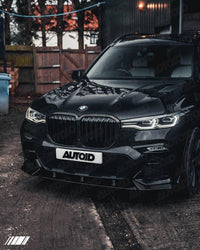Gloss Black Competition Front Splitter for BMW X7 (2018+, G07) - Evolve Automotive