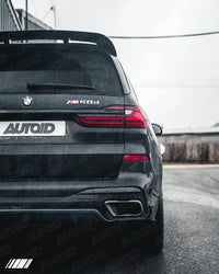 Gloss Black Competition Rear Diffuser Set for BMW X7 (2018+, G07) - Evolve Automotive