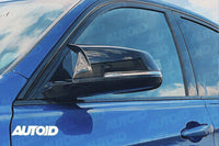 Gloss Black M Style Wing Mirror Covers for BMW (2012 - 2019, F20 F21 F22 F30 F32 F87) - Evolve Automotive