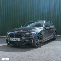 Gloss Black Performance Front Splitter for BMW 1 Series, M135i & M140i (2015 - 2019 LCI, F20 F21) - Evolve Automotive