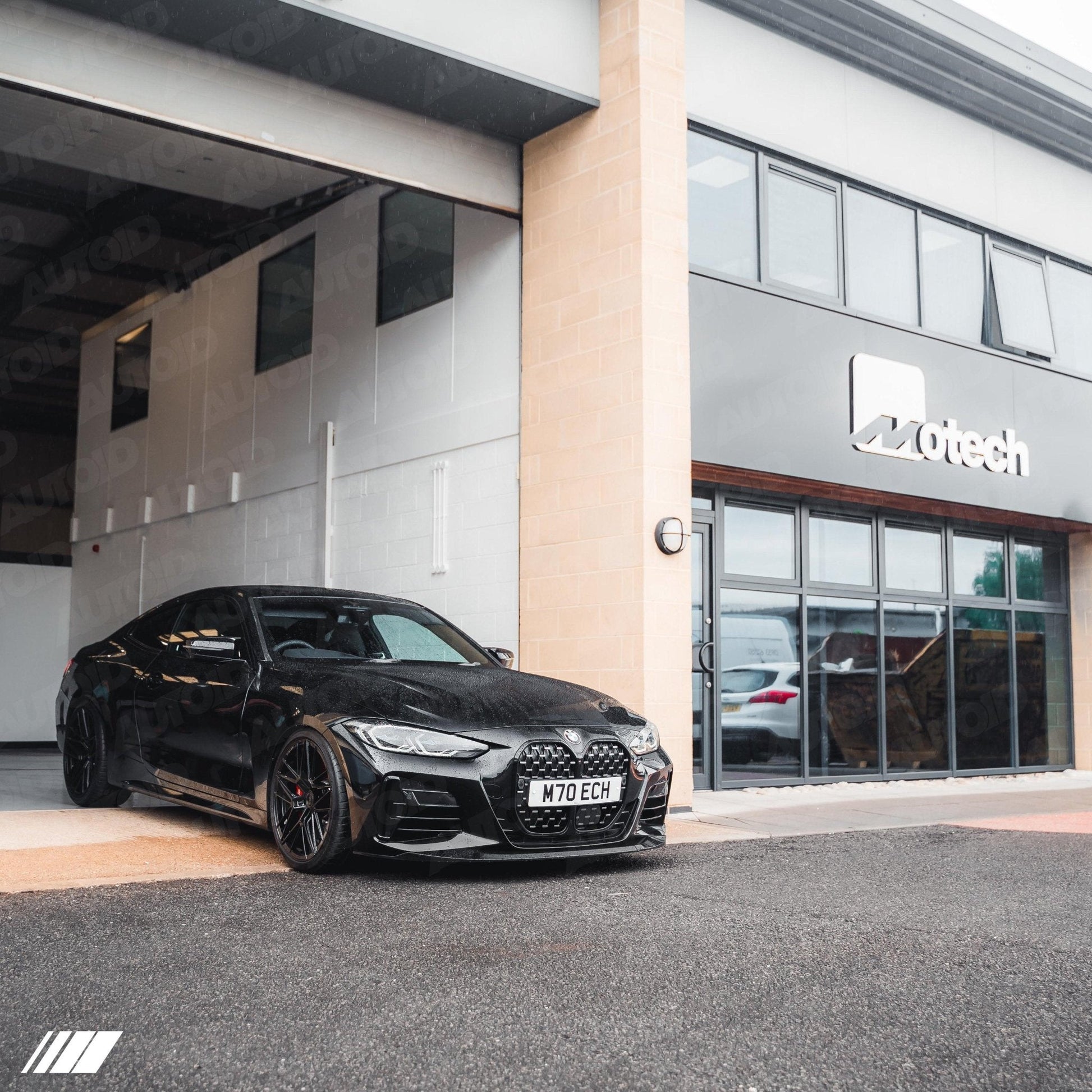 Gloss Black Performance Front Splitter for BMW 4 Series (2020+, G22 G23) - Evolve Automotive
