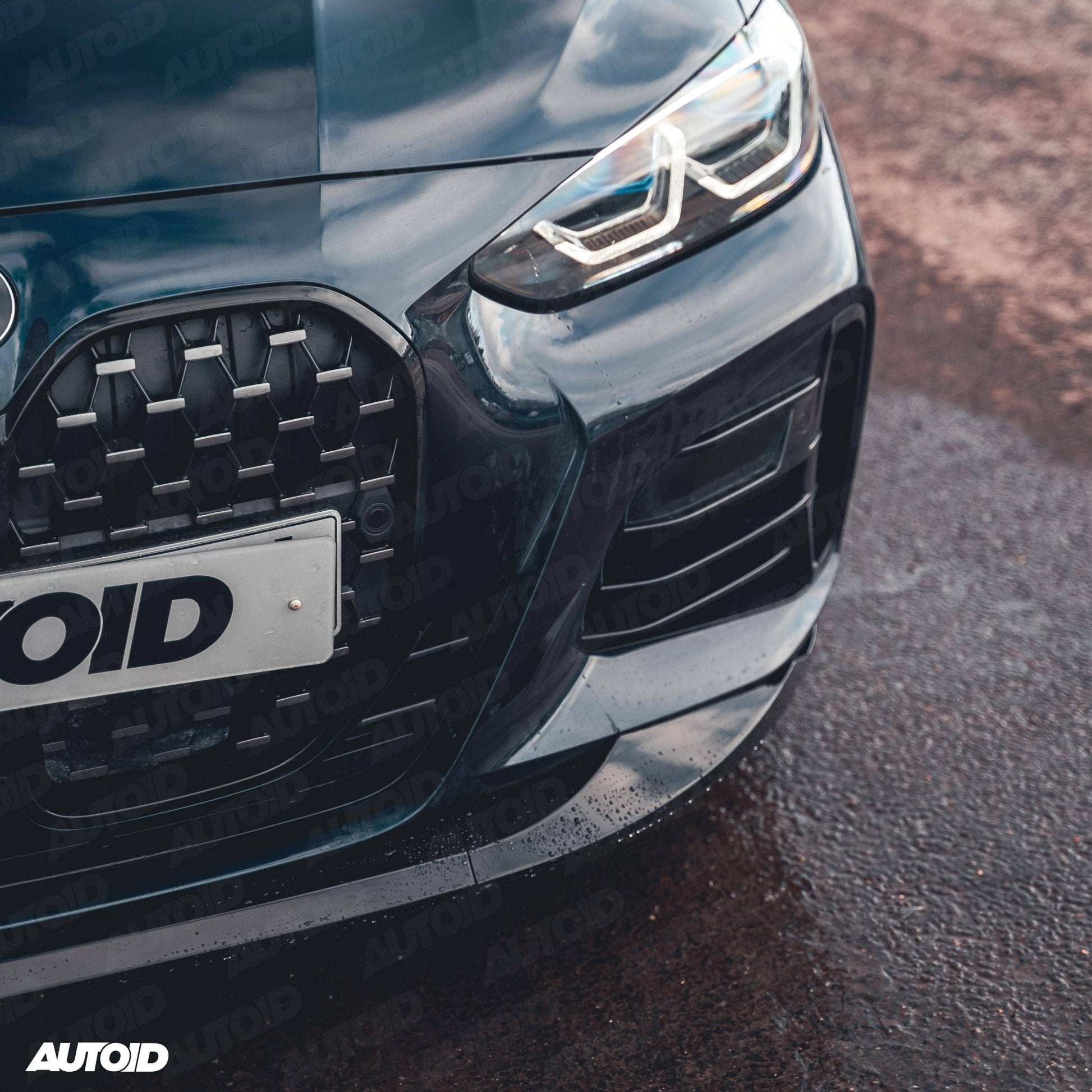 Gloss Black Performance Front Splitter for BMW 4 Series (2020+, G22 G23) - Evolve Automotive