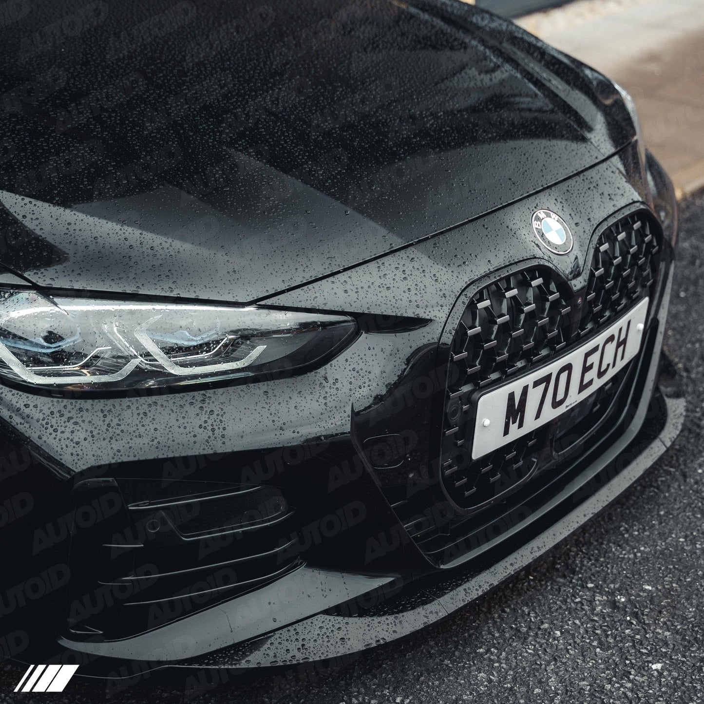 Gloss Black Performance Front Splitter for BMW 4 Series (2020+, G22 G23) - Evolve Automotive