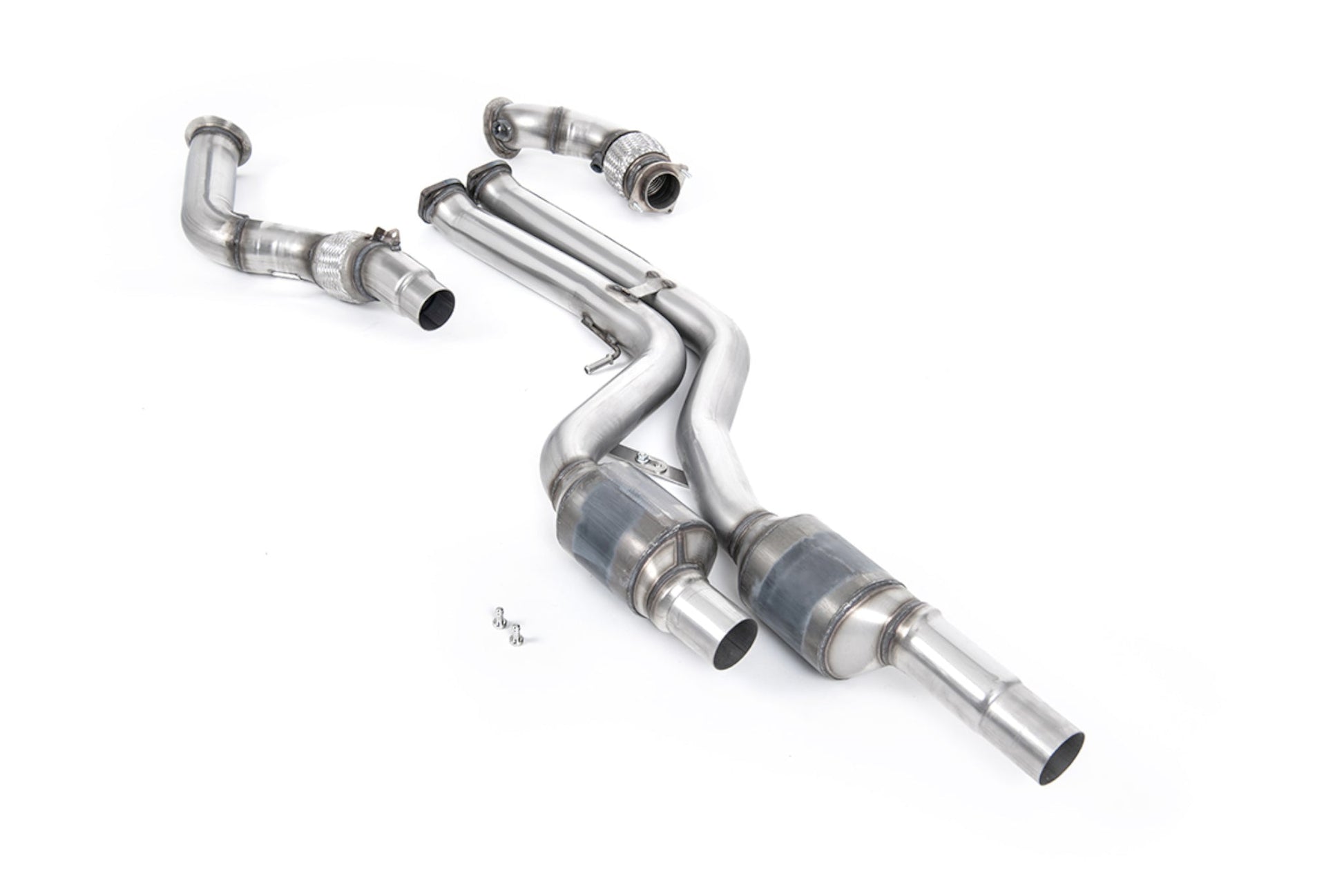 Milltek Large Bore Downpipes with OPF/GPF Bypass and High Flow Sports Cats - BMW F82 | F83 M4 - Evolve Automotive