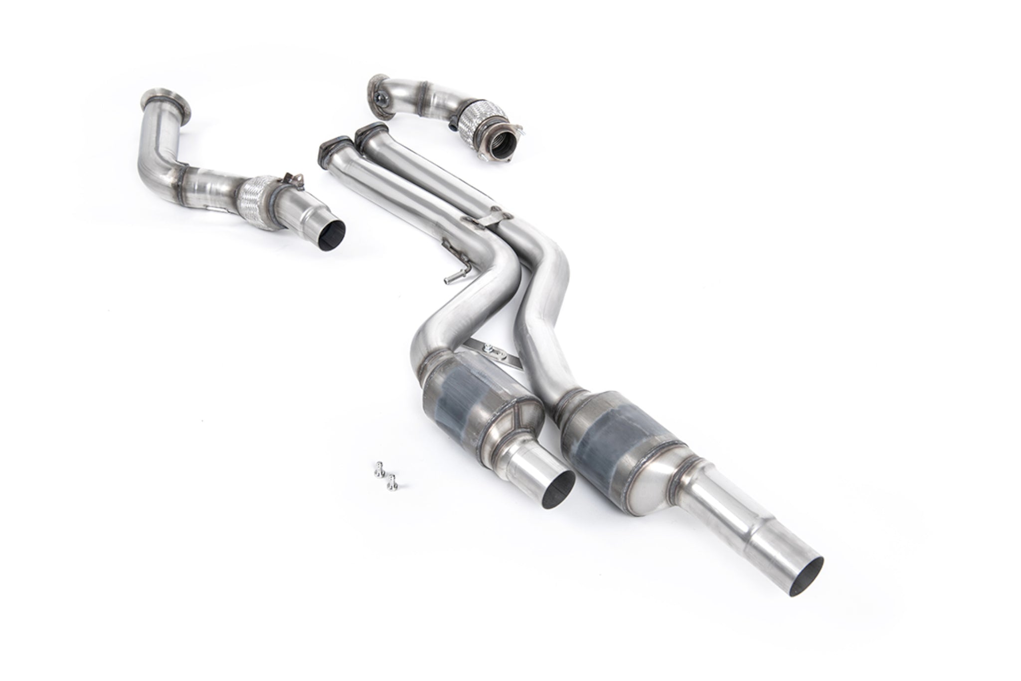 Milltek Large Bore Downpipes with OPF/GPF Bypass and High Flow Sports Cats - BMW F82 | F83 M4 - Evolve Automotive
