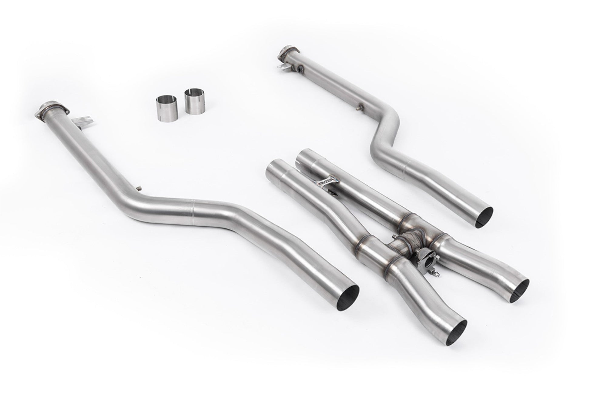 Milltek OPF/GPF Bypass Non - Resonated (Louder) For OEM Downpipes (With Flange) & OEM System - BMW F93 M8 Gran Coupe LCI (2021 Onwards) - Evolve Automotive