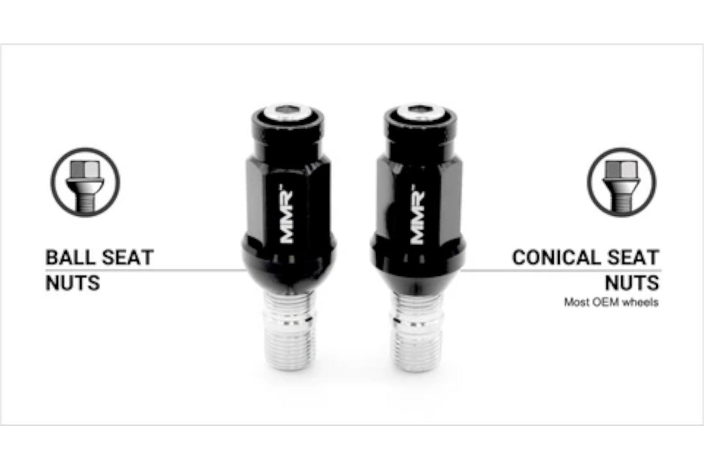 MMX Wheel stud and nut kit - BMW F | G Series - Evolve Automotive