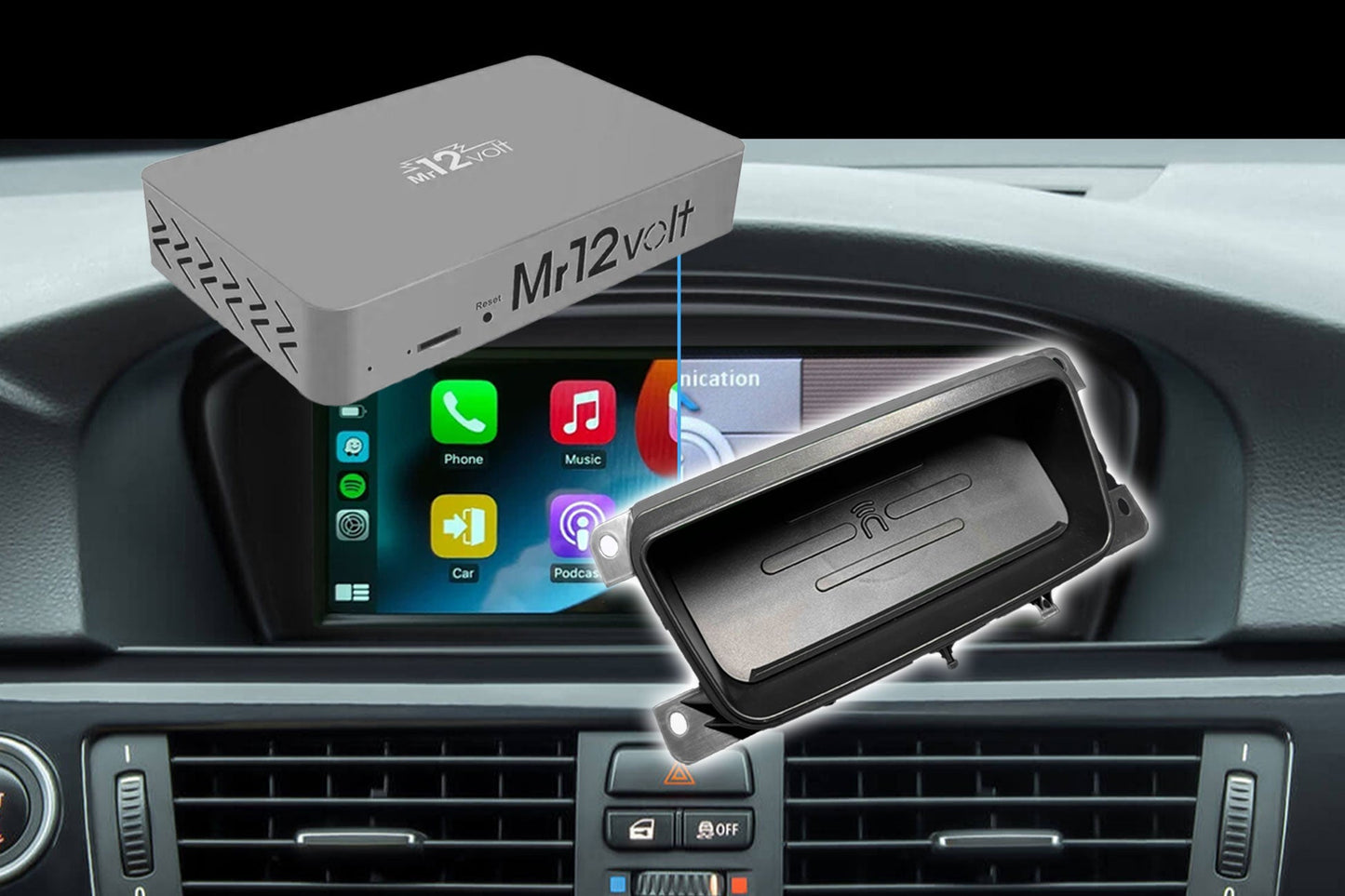 Mr12Volt NBT + Induktiv Wireless Charger Bundle - BMW F8x series - Evolve Automotive