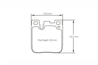 Pagid RSL29 Rear Brake Pads - BMW F87 M2 | F80 M3 | F82 M4 - Evolve Automotive